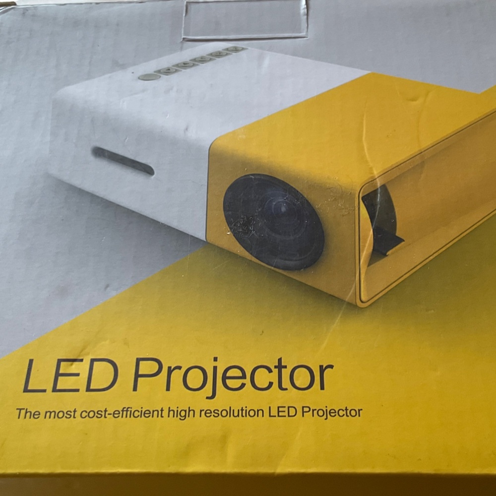 Yellow and White LED Projector